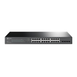 TP-LINK TL-SG2428P switch de rede Gigabit Ethernet (10 100 1000) Power over Ethernet (PoE) Preto