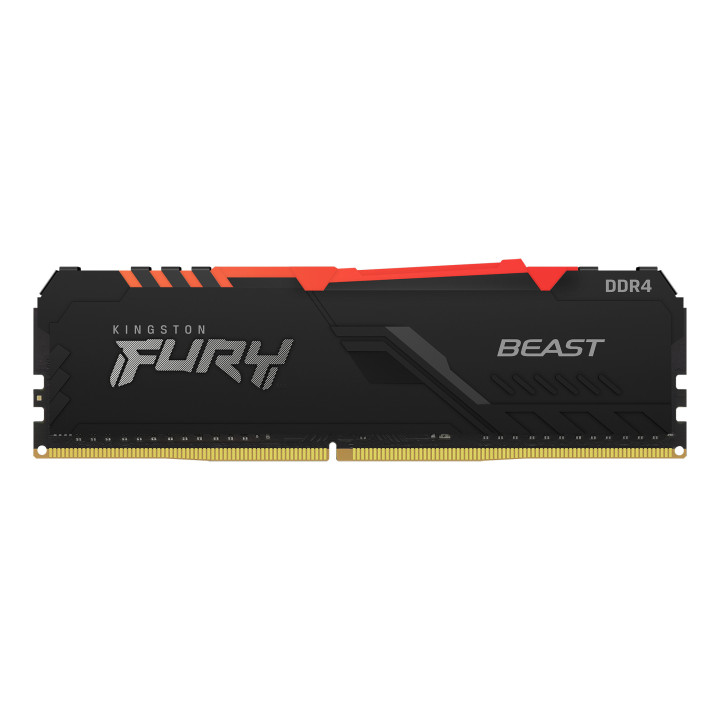 Kingston Technology FURY Beast RGB módulo de memória 8 GB 1 x 8 GB DDR4 3600 MHz
