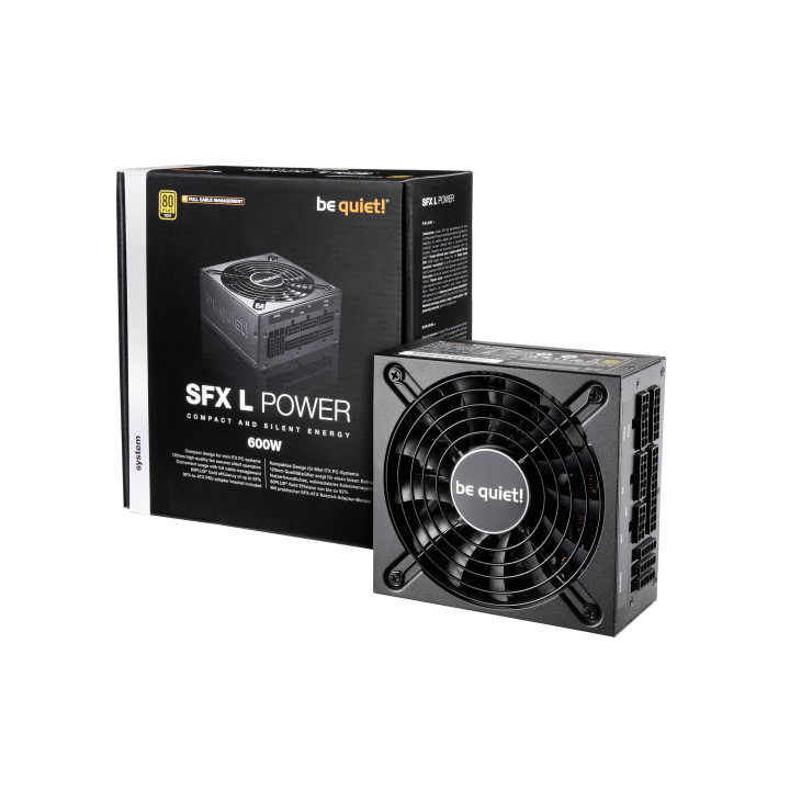 be quiet! SFX L Power fonte de alimentação 600 W 20+4 pin ATX Preto