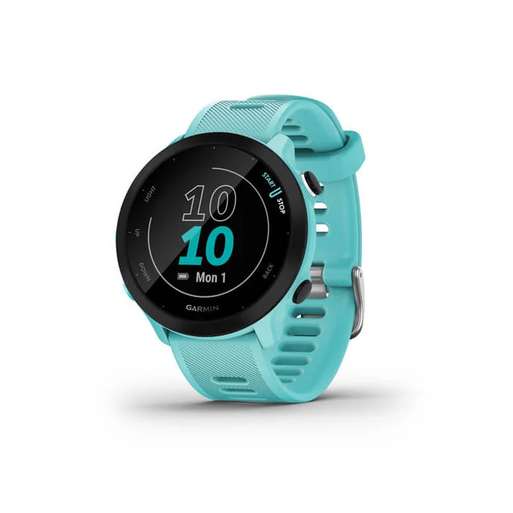 Garmin Forerunner 55 relógio desportivo Bluetooth 208 x 208 pixels Cor aqua, Preto