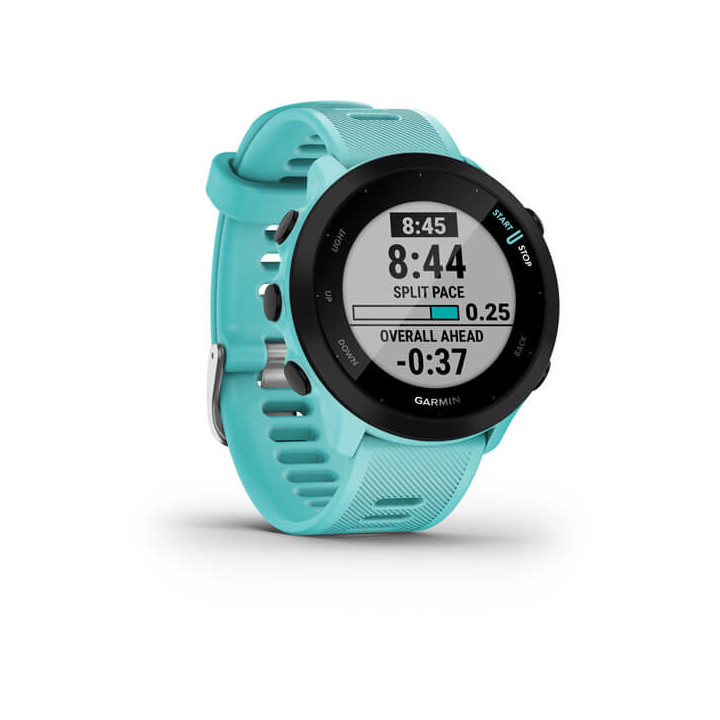 Garmin Forerunner 55 relógio desportivo Bluetooth 208 x 208 pixels Cor aqua, Preto