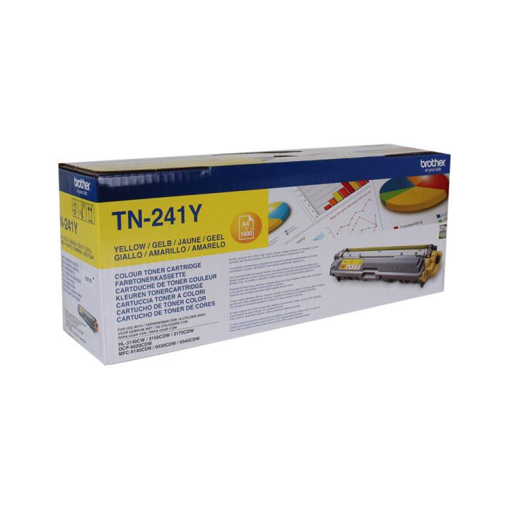Brother TN-241Y toner 1 unidade(s) Original Amarelo