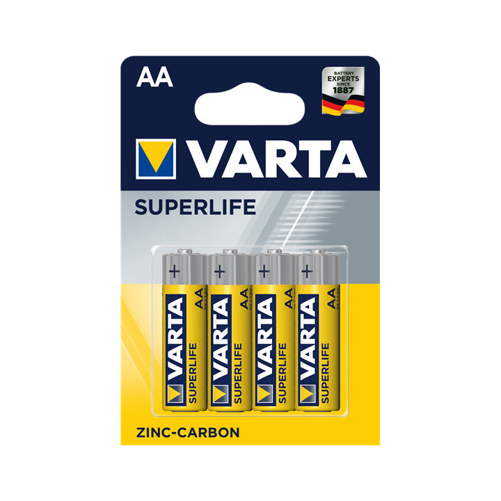 Varta SUPERLIFE Bateria descartável AA Zinco-carbono