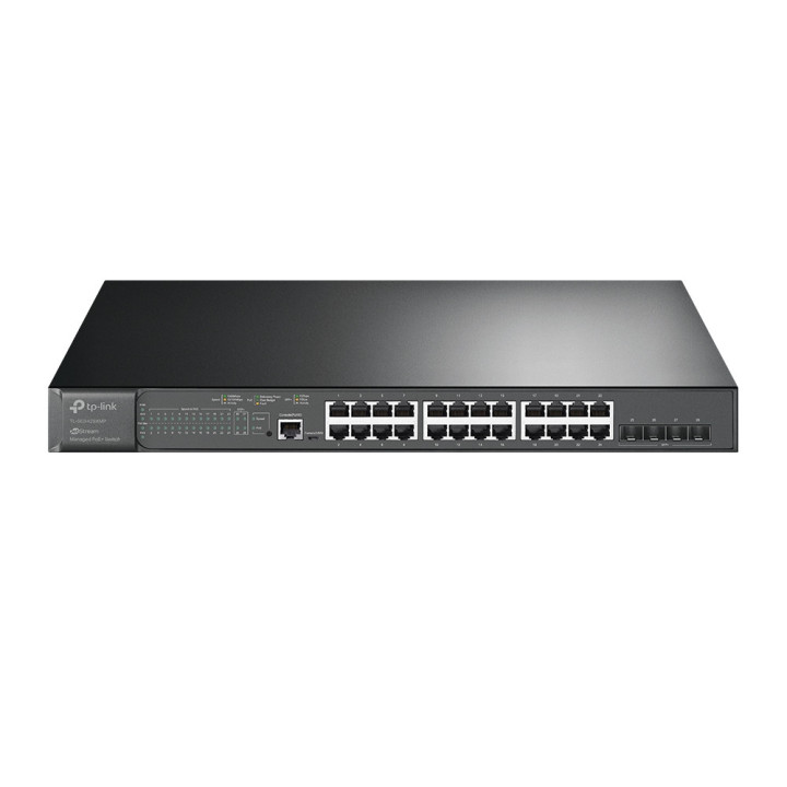 TP-LINK TL-SG3428XMP switch de rede Gerido L2+ Gigabit Ethernet (10 100 1000) Power over Ethernet (PoE) Preto