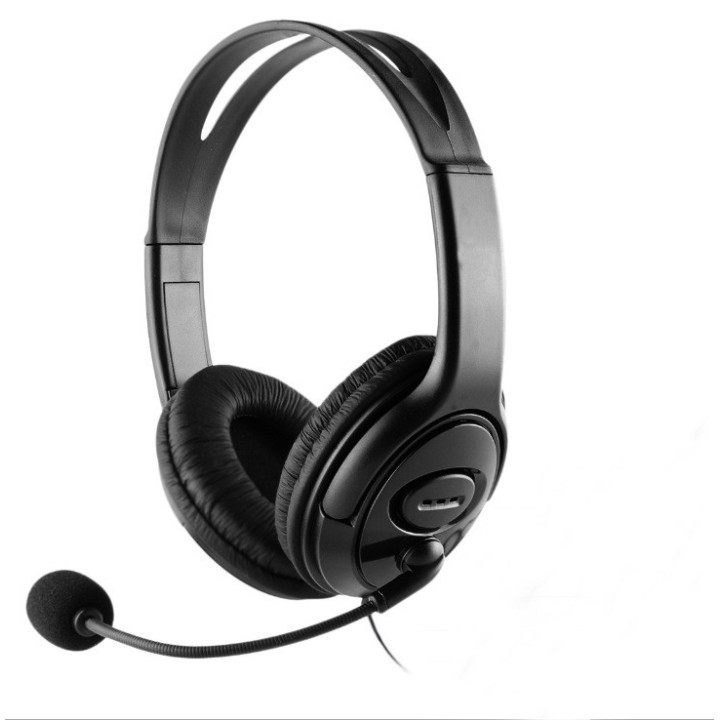 CoolBox Coolchat U1 Auscultadores Com fios Fita de cabeça Calls Music Preto