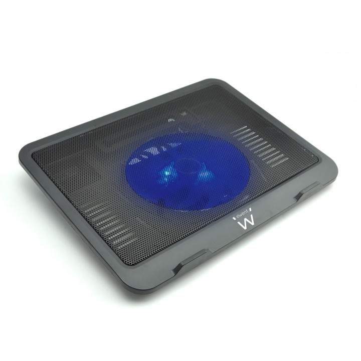 Ewent EW1250 base de refrigeração para computador 40,6 cm (16") 1000 RPM Preto