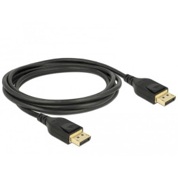 DeLOCK 85660 cabo DisplayPort 2 m Preto