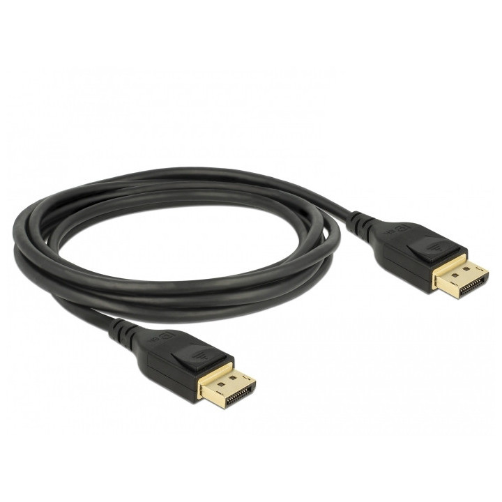 DeLOCK 85660 cabo DisplayPort 2 m Preto