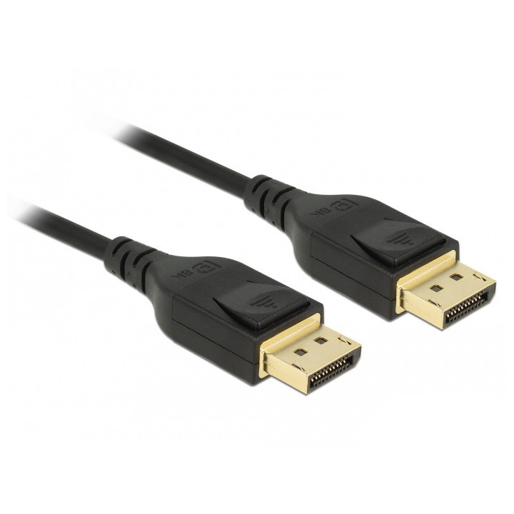 DeLOCK 85660 cabo DisplayPort 2 m Preto