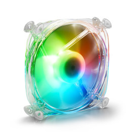 Sharkoon Shark Disc Caixa de computador Ventoinha 12 cm Transparente 1 unidade(s)