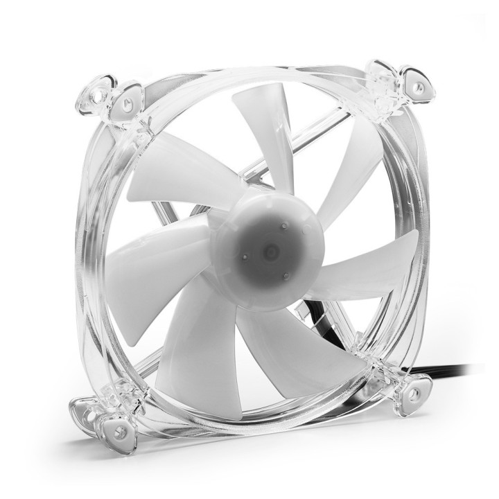 Sharkoon Shark Disc Caixa de computador Ventoinha 12 cm Transparente 1 unidade(s)