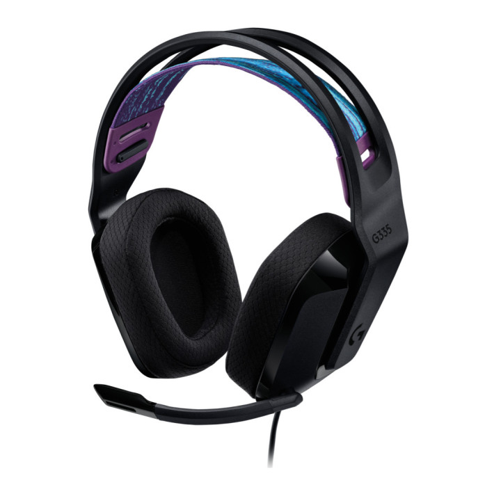 Logitech G G335 Auscultadores Com fios Fita de cabeça Jogos Preto