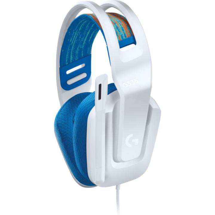 Logitech G G335 Auscultadores Com fios Fita de cabeça Jogos Branco
