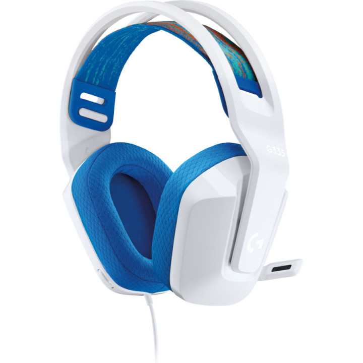 Logitech G G335 Auscultadores Com fios Fita de cabeça Jogos Branco