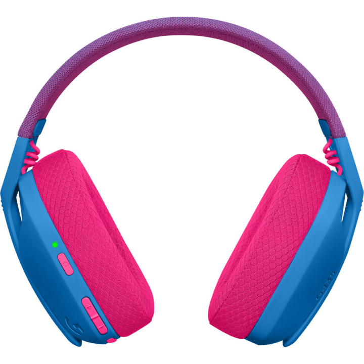 Logitech G G435 Auscultadores Sem fios Fita de cabeça Jogos Bluetooth Azul, Rosa