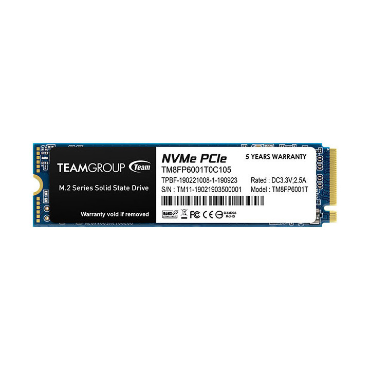 Team Group MP33 M.2 1000 GB PCI Express 3.0 3D NAND NVMe