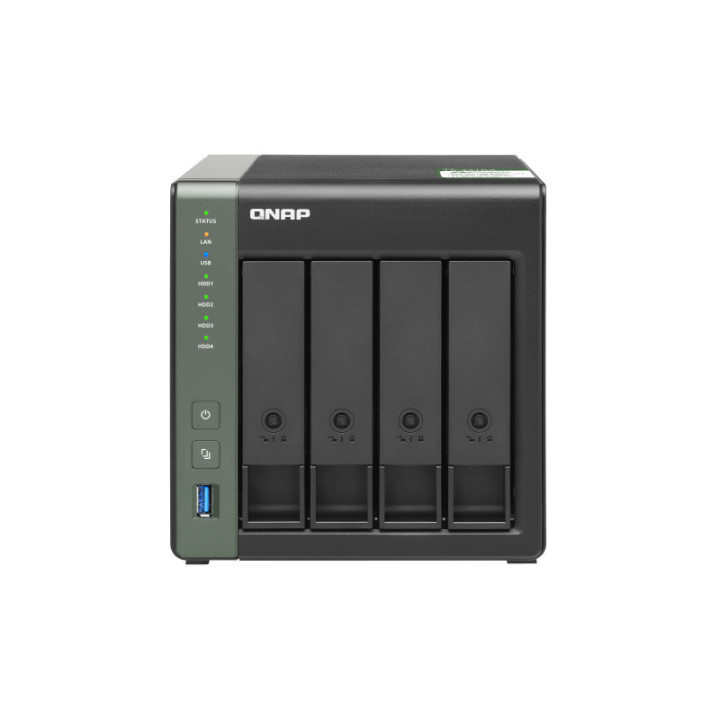 QNAP TS-431KX-2G servidor NAS e de armazenamento Tower Ethernet LAN Preto Alpine AL-214