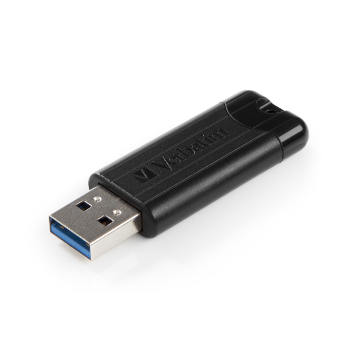 Verbatim PinStripe unidade de memória USB 256 GB USB Type-A 3.2 Gen 1 (3.1 Gen 1) Preto