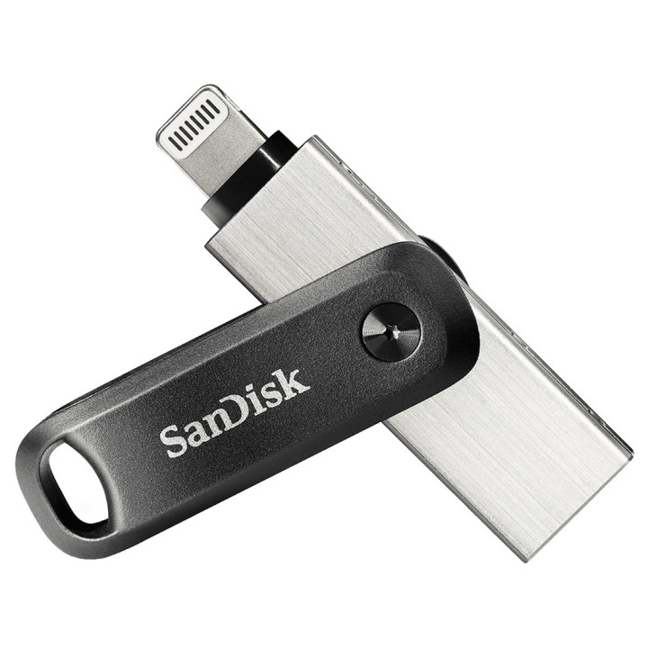 SanDisk iXpand unidade de memória USB 64 GB USB Type-A   Lightning 3.2 Gen 2 (3.1 Gen 2) Preto, Prateado