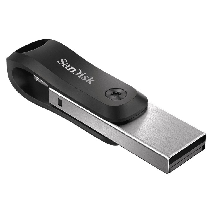 SanDisk iXpand unidade de memória USB 64 GB USB Type-A   Lightning 3.2 Gen 2 (3.1 Gen 2) Preto, Prateado