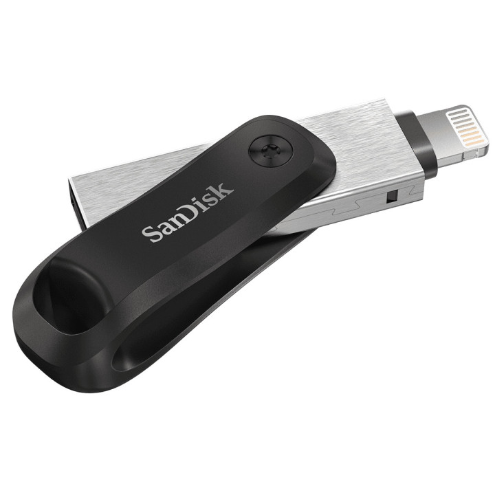 SanDisk iXpand unidade de memória USB 64 GB USB Type-A   Lightning 3.2 Gen 2 (3.1 Gen 2) Preto, Prateado