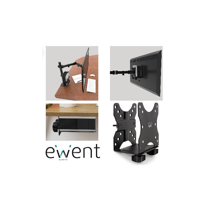 Ewent EW1517 suporte de PC  estação de trabalho tudo-em-um 5 kg Preto