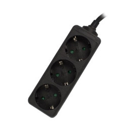 Ewent EW3959 extensão elétrica 1,5 m 3 tomada(s) CA Interior Preto