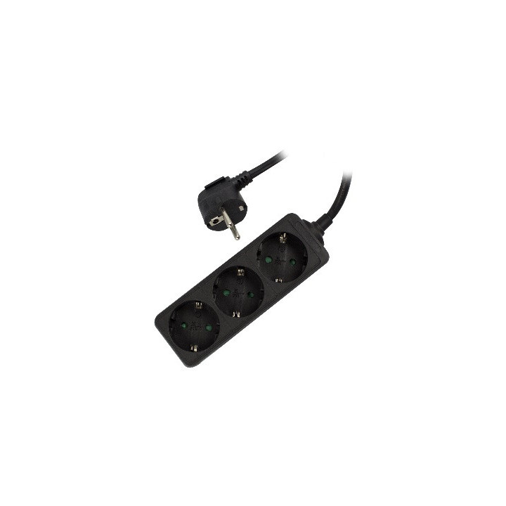 Ewent EW3959 extensão elétrica 1,5 m 3 tomada(s) CA Interior Preto