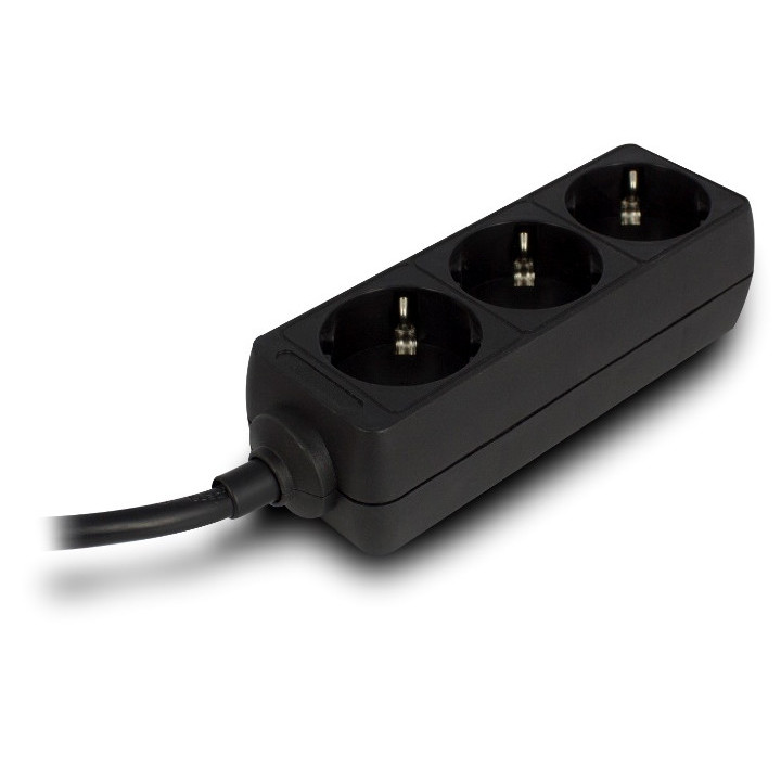 Ewent EW3959 extensão elétrica 1,5 m 3 tomada(s) CA Interior Preto