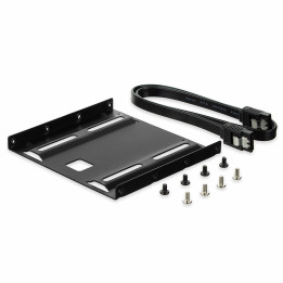 Ewent EW7007 painel baía de disco 8,89 cm (3.5") Preto