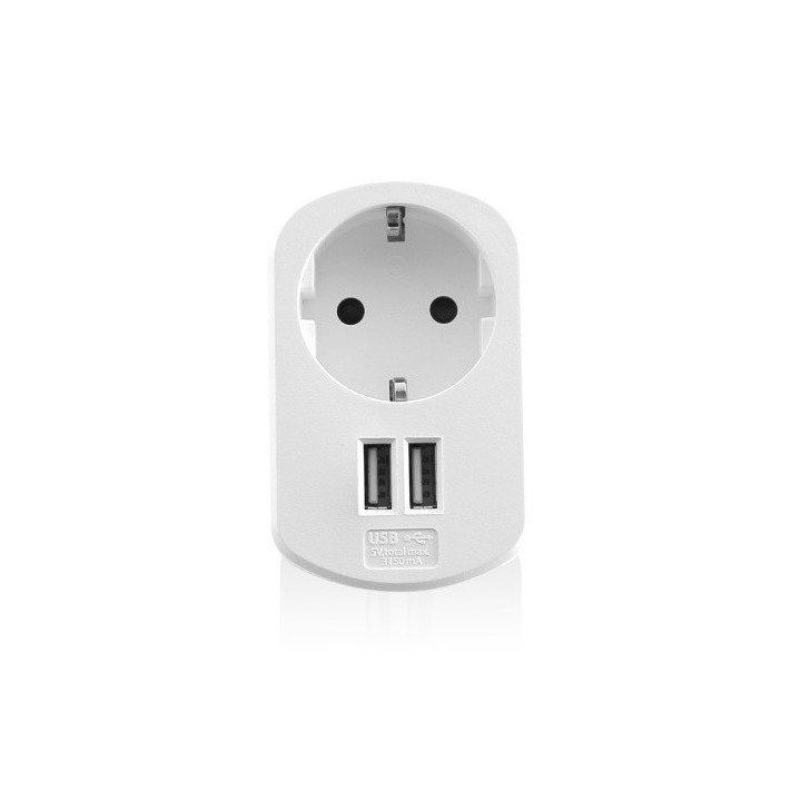 Ewent EW1211 carregador de dispositivos móveis Branco Interior