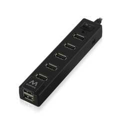 Ewent EW1130 hub de interface 480 Mbit s Preto