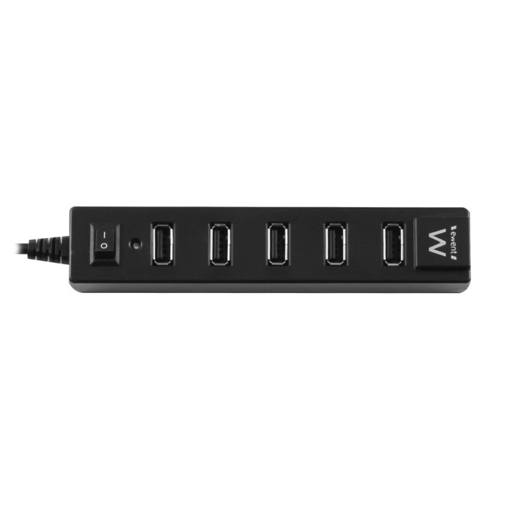 Ewent EW1130 hub de interface 480 Mbit s Preto