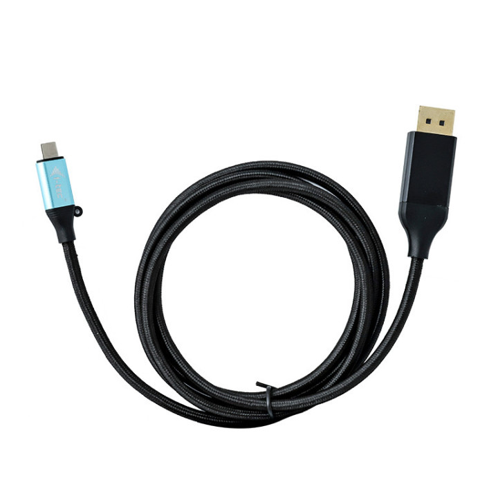 i-tec C31CBLDP60HZ adaptador de cabo de vídeo 1,5 m USB Type-C DisplayPort Preto