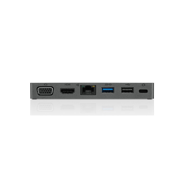 Lenovo 4X90S92381 base & duplicador de portas Com fios USB 3.2 Gen 1 (3.1 Gen 1) Type-C Cinzento