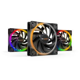 be quiet! Light Wings | 120mm PWM Triple Pack high-speed Caixa de computador Ventoinha 12 cm Preto 3 unidade(s)