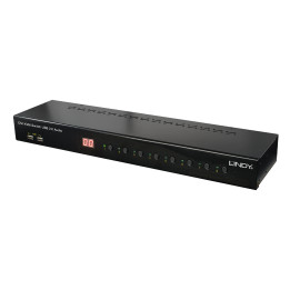 Lindy 39317 chaveador KVM Preto