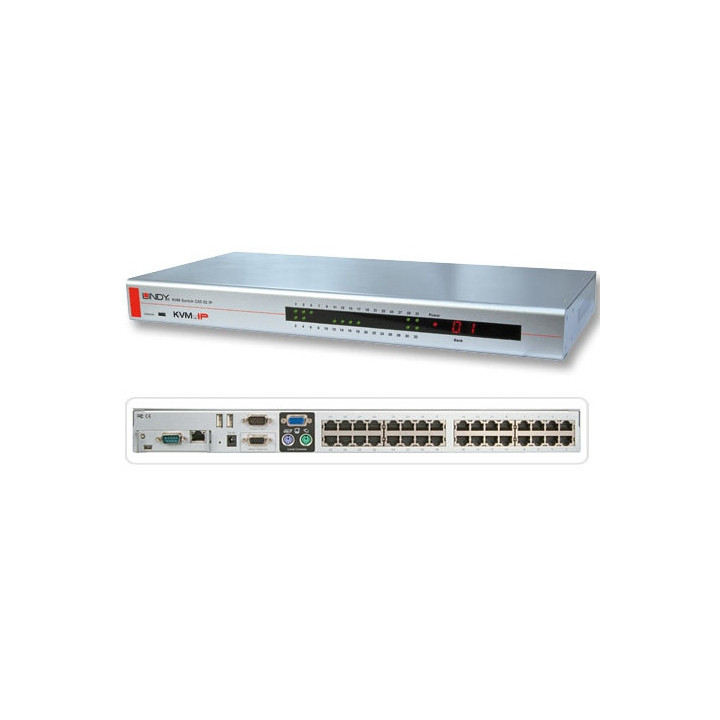 Lindy 32 Port VGA, USB & PS/2 Cat-32 Combo KVM Switch