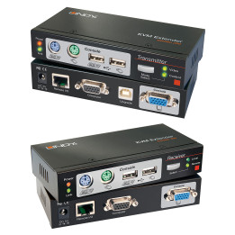 Lindy 39378 chaveador KVM Preto
