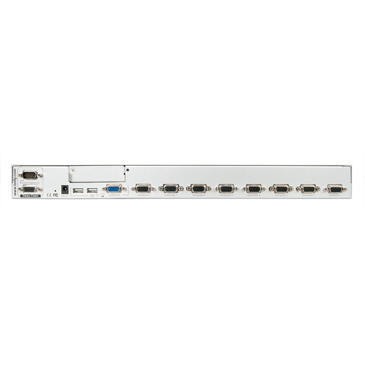 Lindy 39526 chaveador KVM Montagem em prateleira Prateado