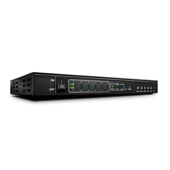 Lindy 6x2 HDMI 10.2G Matrix with PiP