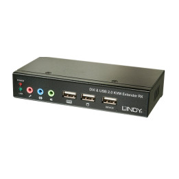 Lindy 39377 chaveador KVM Preto