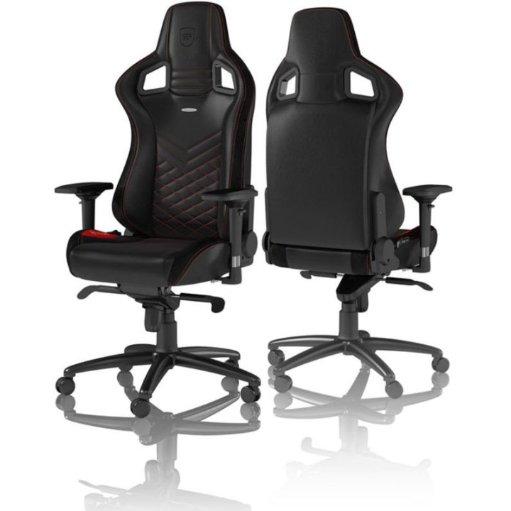 Cadeira Gaming Noblechairs EPIC PU Leather Preto / Vermelho