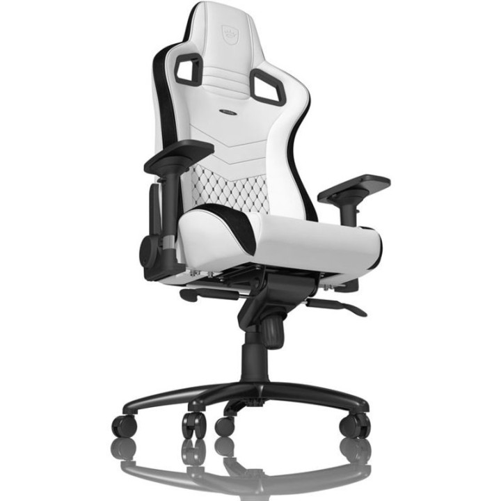 Cadeira noblechairs EPIC PU Leather Branco / Preto