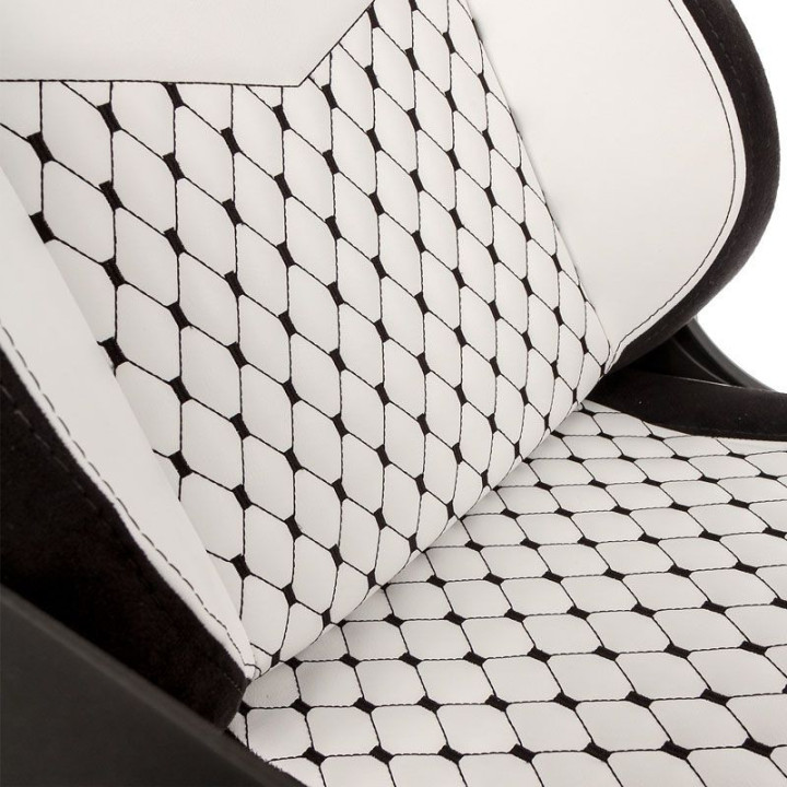 Cadeira noblechairs EPIC PU Leather Branco / Preto