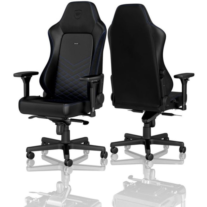 Cadeira noblechairs HERO PU Leather Preto / Azul