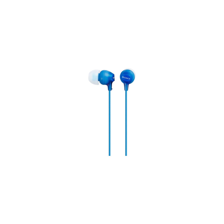 Sony MDR-EX15AP Auscultadores Com fios Intra-auditivo Calls Music Azul