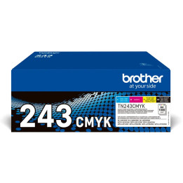 Pack de Toners Originais Brother TN-243CMYK Preto, Ciano, Magenta, Amarelo