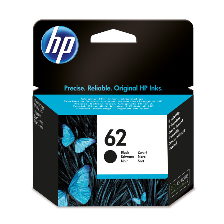 HP Tinteiro original 62 Preto