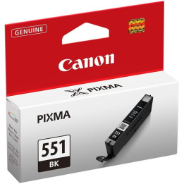 Tinteiro Original Canon CLI-551 BK Rendimento padrão Foto preto